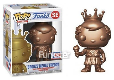 Funko Pop Bronze Medal Freddy SE Metallic