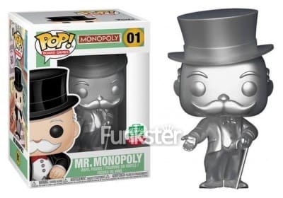 Funko Pop Mr Monopoly 01 Silver ()