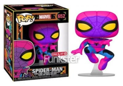 Funko Pop Spider Man 652 Blacklight ( (Marvel))